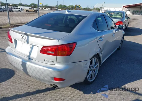 2007 Lexus Is 250 250 from USA, damaged, VIN JTHBK262475028614